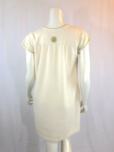 Belen - ivory tunic dress - Abrazo Style Shop