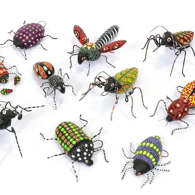 Ceramic and Wire Insects - Abrazo Style Shop