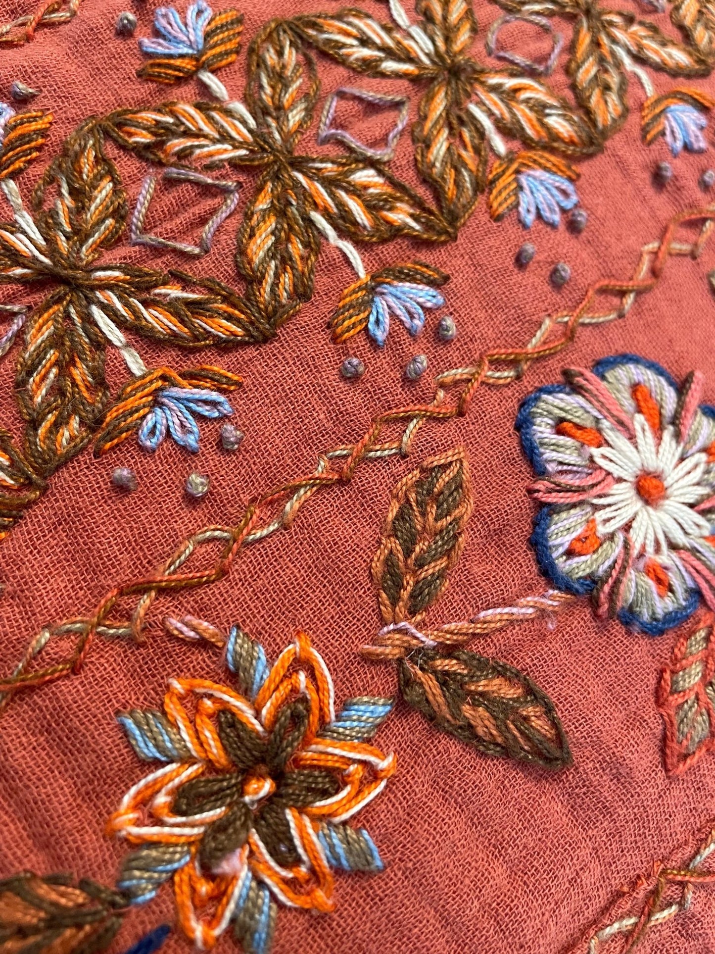 Natalia Floral Tunic - rust - Abrazo Style Shop