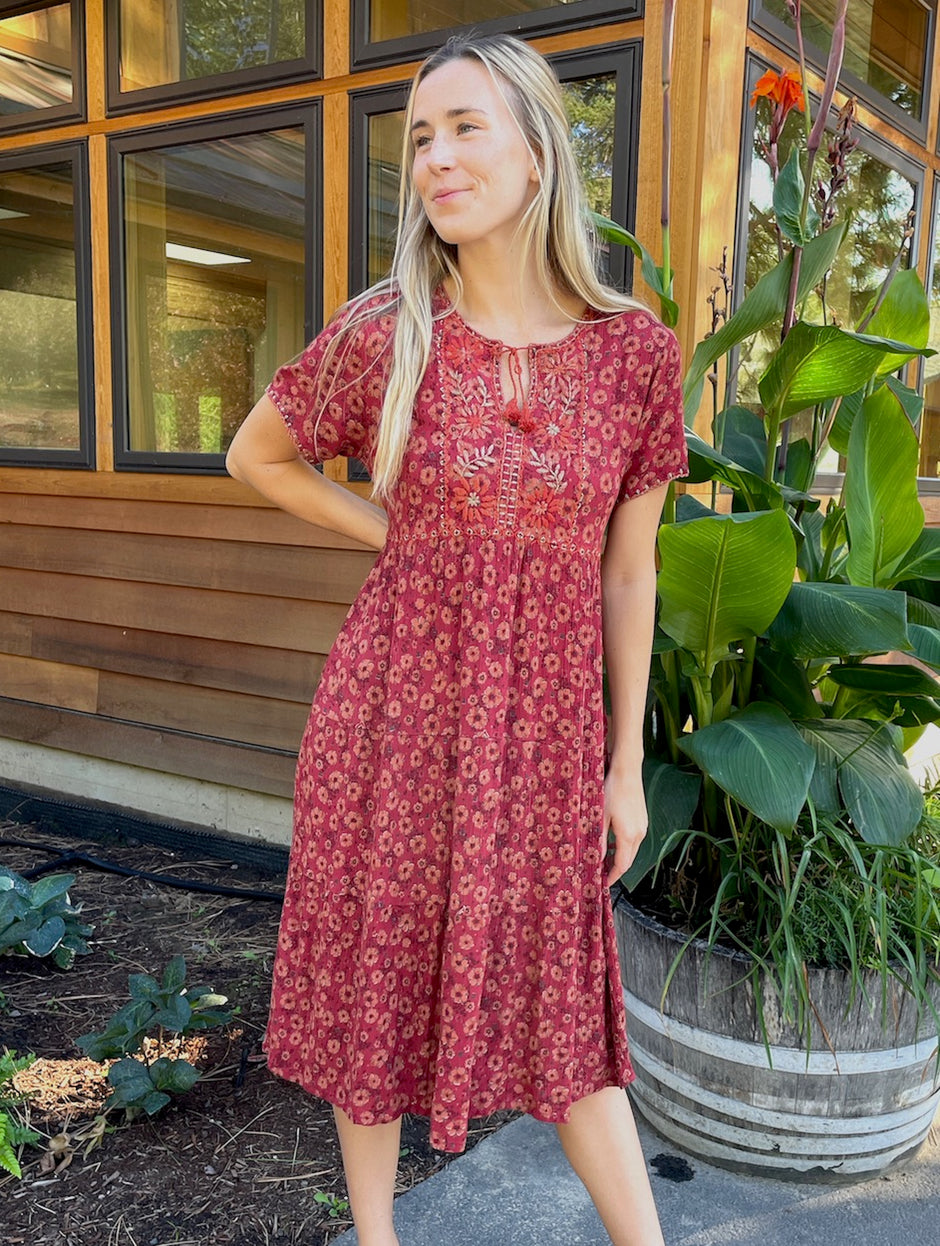 Embroidered Dresses – Abrazo Style Shop