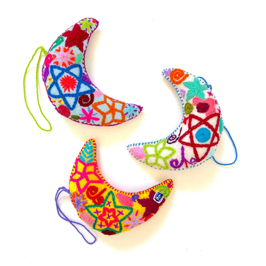 Crescent Moon Ornaments - Abrazo Style Shop