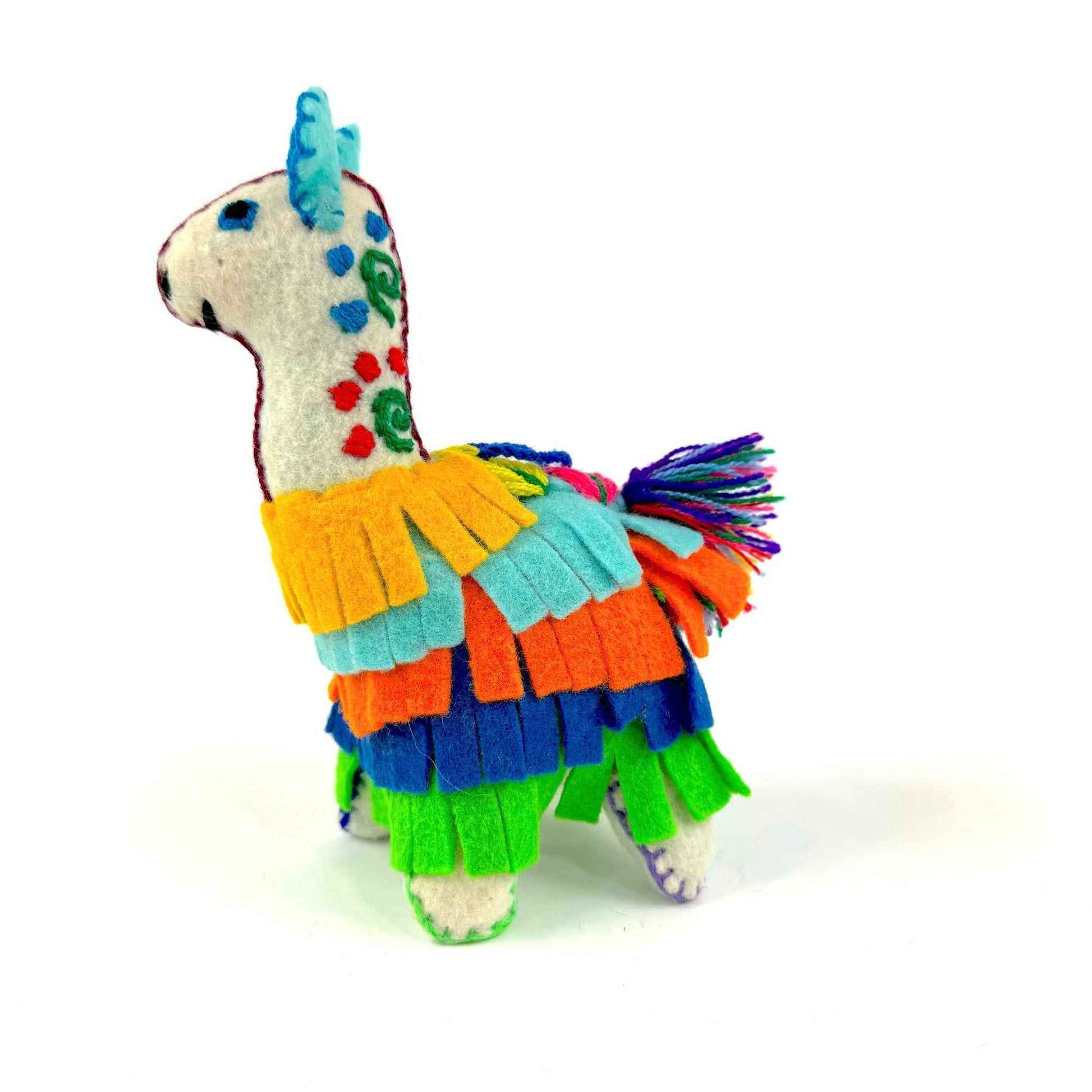 Embroidered Llama Ornaments - Abrazo Style Shop