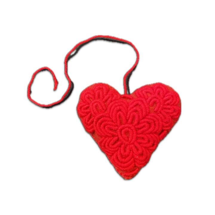 Embroidered Rococo Hearts - Abrazo Style Shop