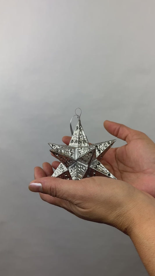 Three Dimensional Tin Star