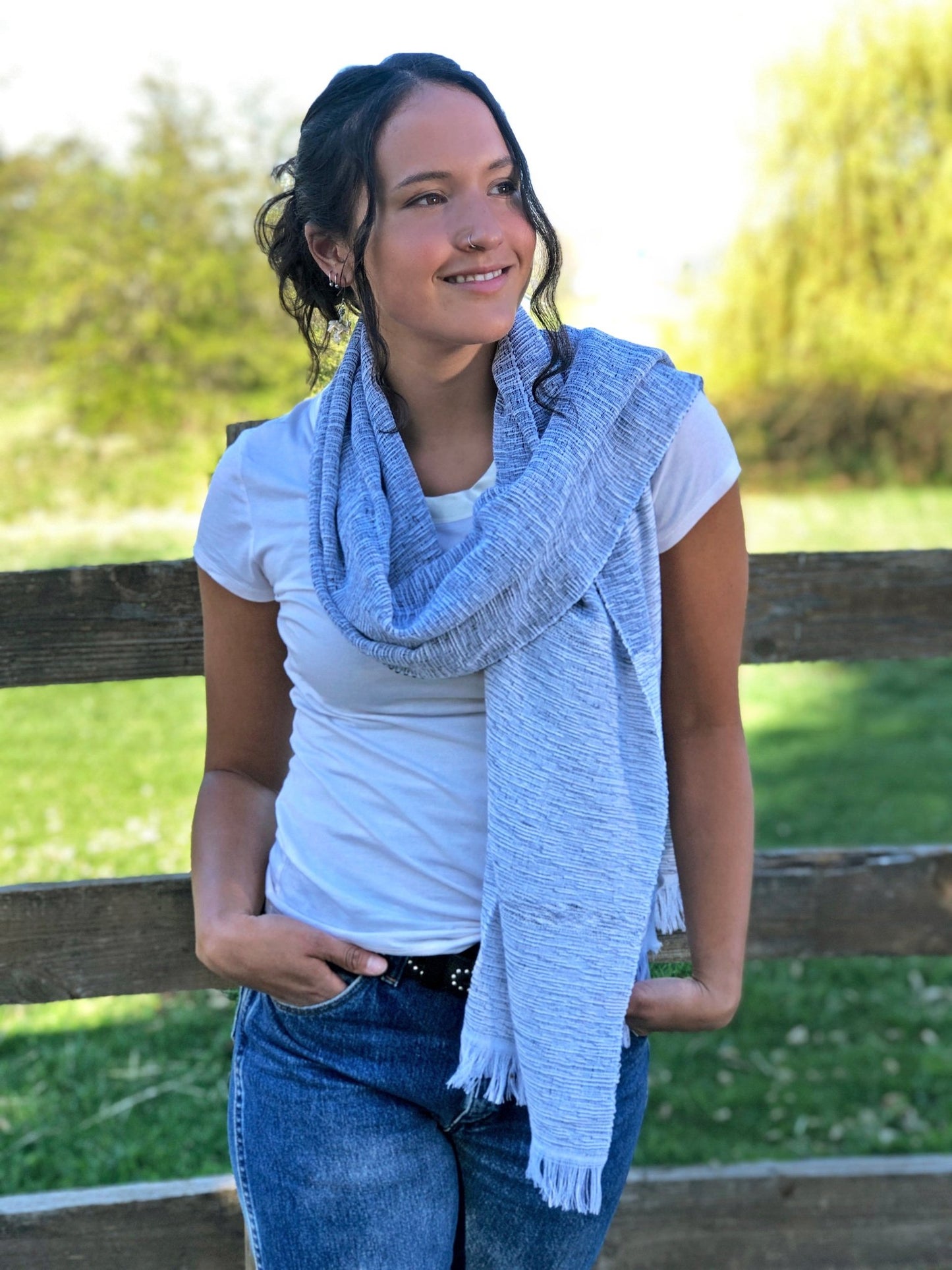 Cabo Summer Skies Scarf - Abrazo Style Shop