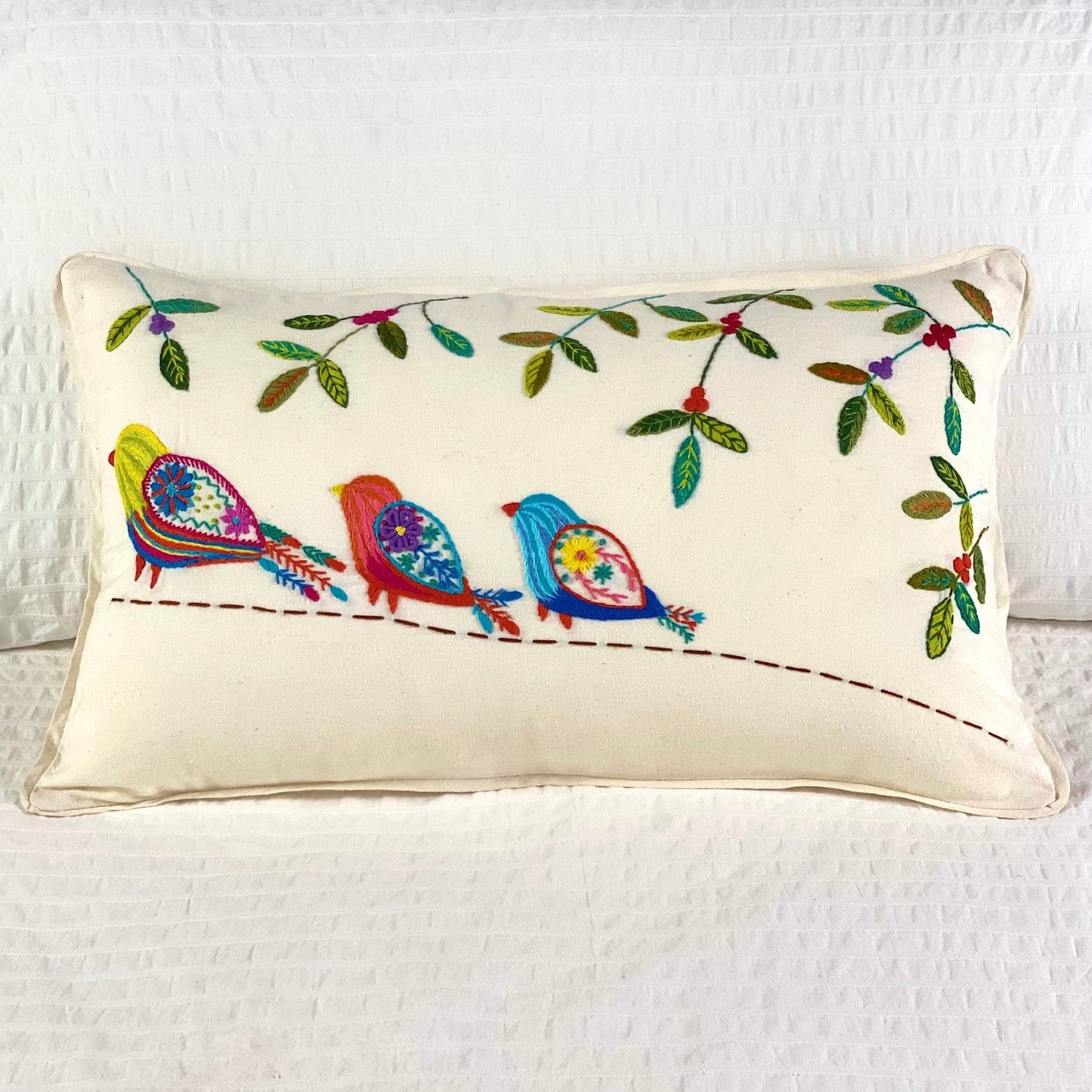 Charm of Birds Pillow Cover - Abrazo Style Shop
