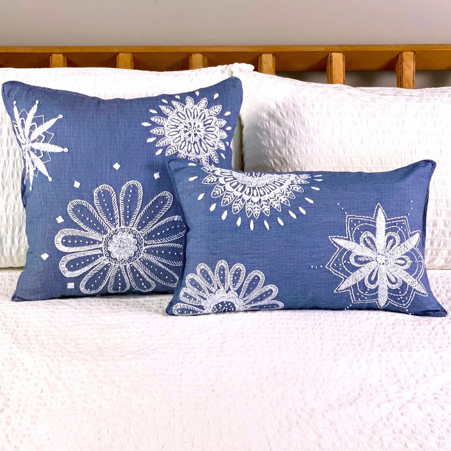 Dahlia Floral Pillow Covers - Abrazo Style Shop