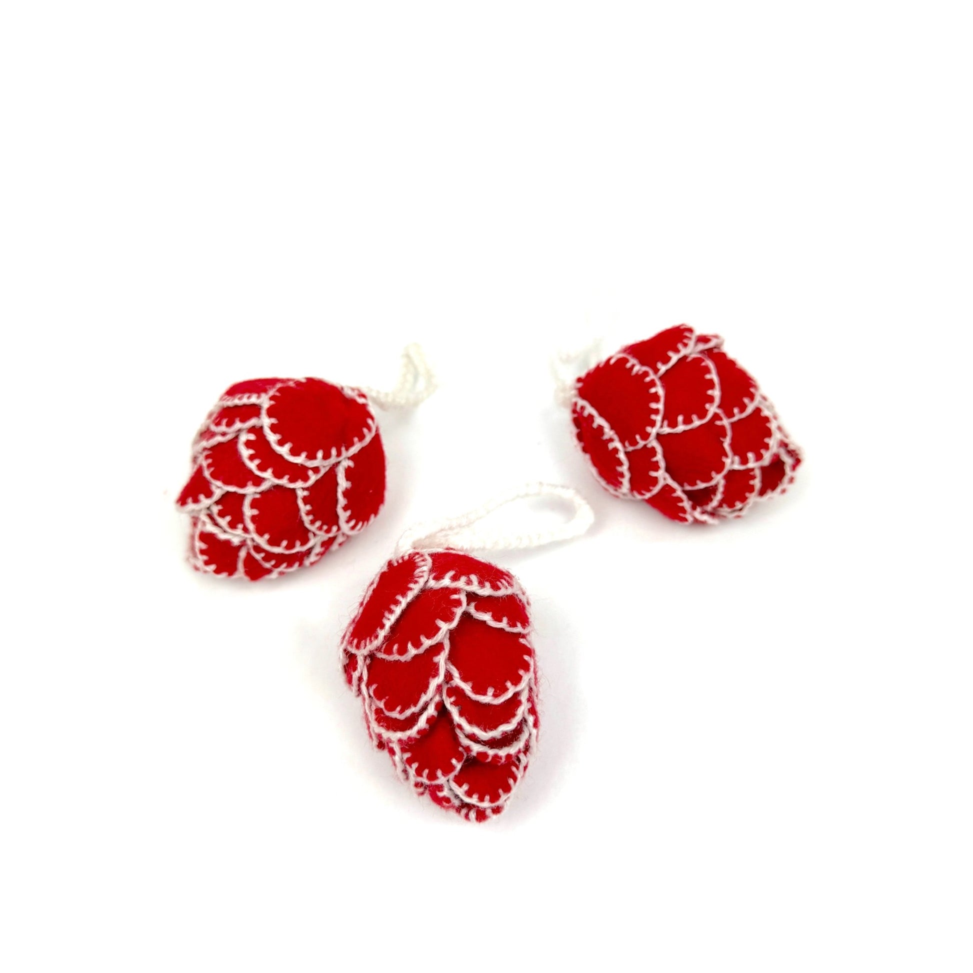 Felt Pine Cones (3pk) - Abrazo Style Shop