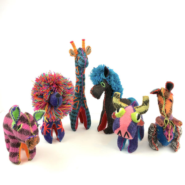 Folk Art Animals - Bright Colors - Abrazo Style Shop