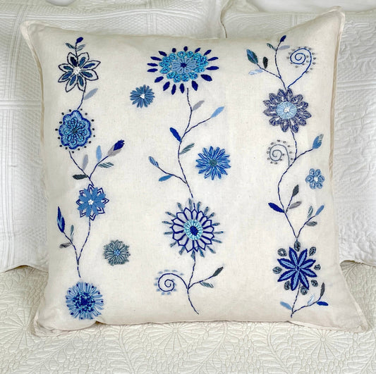 Hortencia Floral Pillow Covers - Abrazo Style Shop