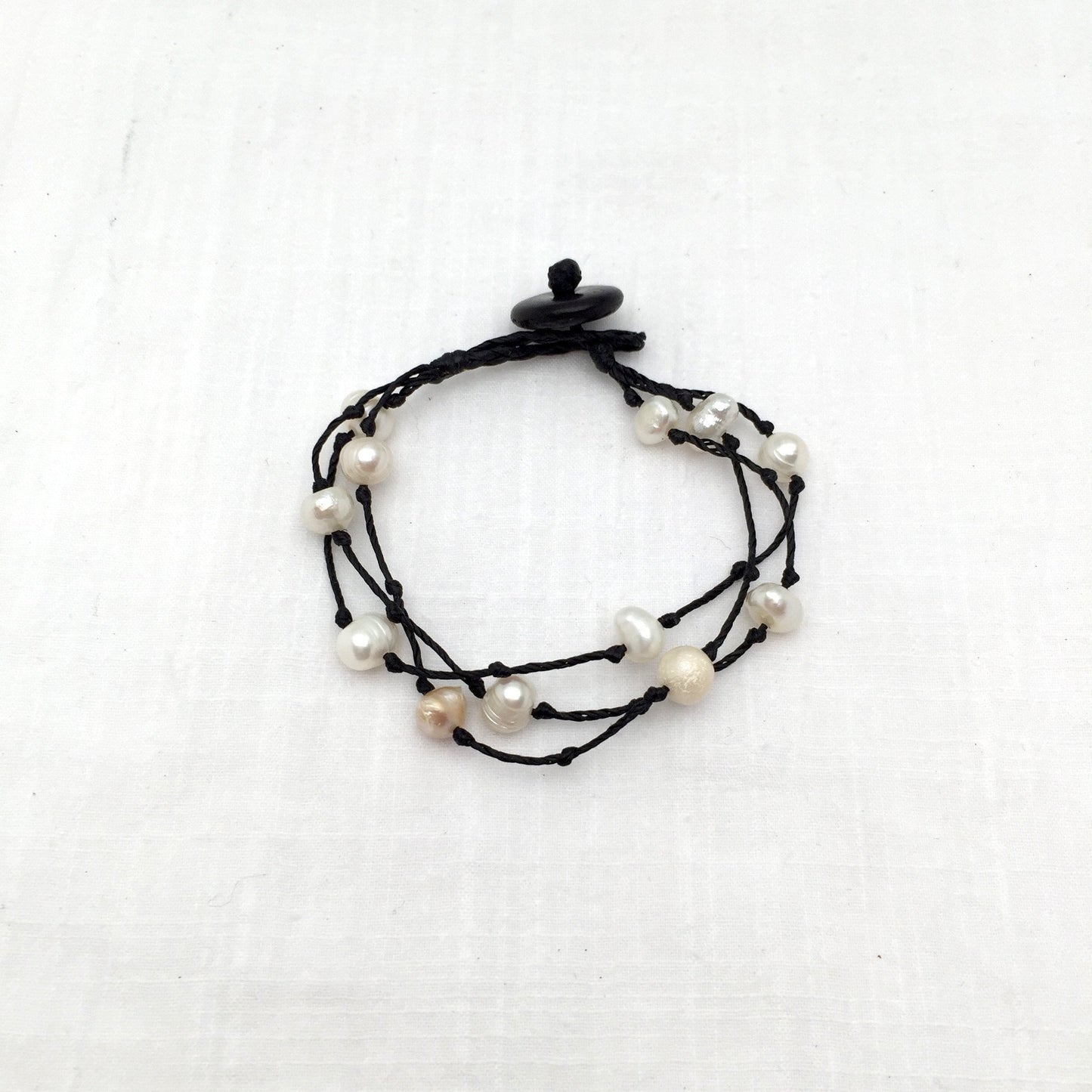 Maria knotted pearl bracelet - Abrazo Style Shop