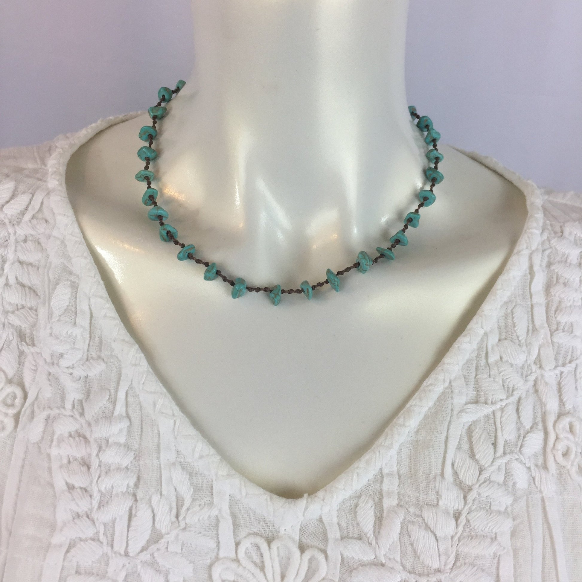 Santa Ana turquoise necklace - Abrazo Style Shop