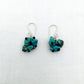 Santos turquoise cluster earrings - Abrazo Style Shop