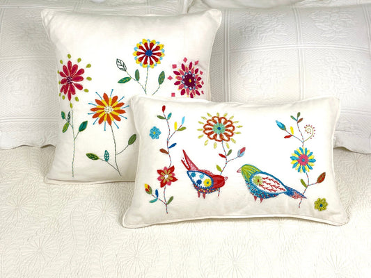 Tulipan Floral Pillow Covers - Abrazo Style Shop